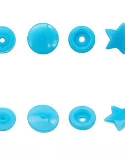 Кнопка трикотажная фигурная 'Звезда' 12,5/10мм пластик (уп.~100шт) NEW STAR (189 аква) арт. АРС-51430-1-АРС0001278489