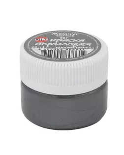 Краска акриловая художественная 'Металлик' 28мл, Olki (8614 черн.жемчуг) арт. АРС-52284-1-АРС0001164520