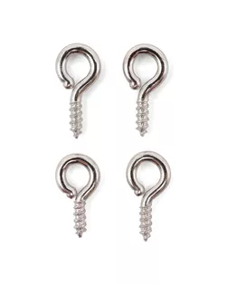 25615 Штифты 10 мм винтовые, уп.4шт, цв.никель арт. АРС-52287-1-АРС0001164863