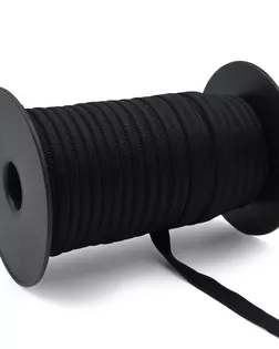 ML207.012 Лента бретельная 12мм*50м (черный) арт. АРС-55125-1-АРС0001282897