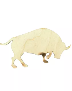 L-1441 Деревянная заготовка 'Бычок. Забодаю' 15*8,5*0,3см Астра арт. АРС-14751-1-АРС0001217665