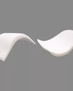 993870 Плечики (XL), полумесяц, полиамид, белый, упак./5 пар, Prym арт. АРС-18621-1-АРС0000823964