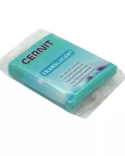 CE0920056 Пластика полимерная запекаемая 'Cernit 'TRANSLUCENT' прозрачный 56 гр. (620 прозрачный изумруд) арт. АРС-18913-1-АРС0000826595