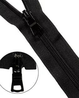 Молния витая Т7 2зам. 110см (580 черный) арт. АРС-20014-1-АРС0000834754