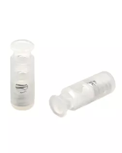 Фиксатор 'Цилиндр' 0305-3124 р.0,8х2,4см (прозрачный) 200шт арт. АРС-20105-1-АРС0000835372