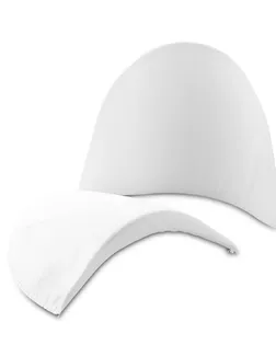 Плечики (S), полумесяц, полиамид PRYM 993860 (белый) арт. АРС-21422-1-АРС0000850759