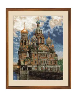 663 Набор для вышивания Hobby&Pro 'Храм Спаса на Крови', 29*37 см арт. АРС-23261-1-АРС0000866800