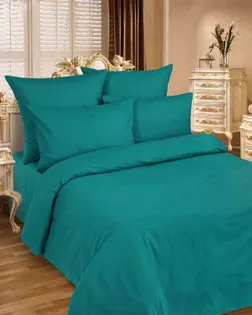 Поплин гладкокрашенный ЛЮКС, шир. 220 см,  пл 115+-2. 100% хл. рис 70034 Изумруд АК арт. ПГЛ-136-4-Б00535.004