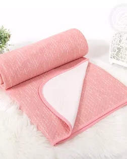 Одеяло-покрывало трикотажное 220*200 бусы розовые арт. 2286 арт. АРТД-5847-3-АРТД0271772