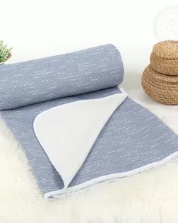 Одеяло-покрывало трикотажное 220*200 бусы синие арт. 2286 арт. АРТД-5848-3-АРТД0271797