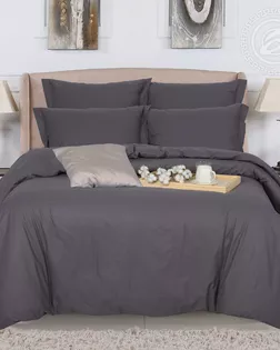 Пододеяльник евро на молнии 215*205 графит арт. 977 арт. АРТД-4066-1-АРТД0274119