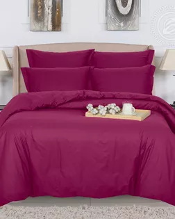 Пододеяльник евро на молнии 215*205 вишня арт. 977 арт. АРТД-4085-1-АРТД0274269