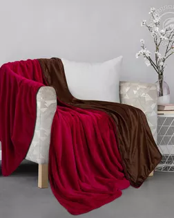 Покрывало меховое 'бордо' 220*210 см, арт. 2813 арт. АРТД-4302-1-АРТД0277851
