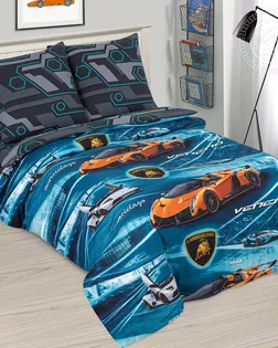 КПБ 1,5 сп., поплин, диз. Ламба арт. 912 арт. АРТД-4607-1-АРТД0281523