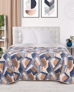 Покрывало стеганное бязь200*215 деним арт. 2253 арт. АРТД-4685-1-АРТД0282940