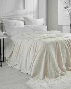 Плед флисовый 'узор' 150*200, сливки арт. 4031 арт. АРТД-6067-1-АРТД0283056