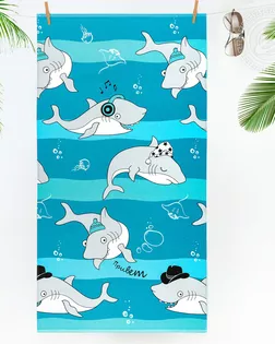 Полотенце вафельное банное 80 * 150 боцман арт. АРТД-4800-1-АРТД0285700