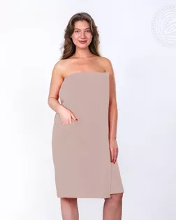 Килт для бани и сауны женский (бежевый) арт. АРТД-6361-1-АРТД0288787 Килт для бани и сауны женский (бежевый) арт. АРТД-6361-1-АРТД0288787