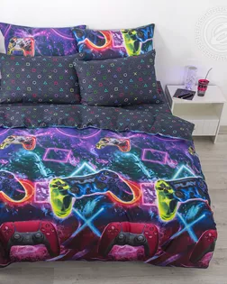 Ткань Джойстик комп.бязь набивная 220см рис. 13419-1 арт. АРТД-5365-2-АРТД0289391