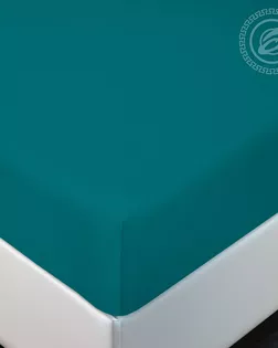 Простыня трик. на резинке 140*200 арт. 253 бирюза арт. АРТД-3230-1-АРТД0245129