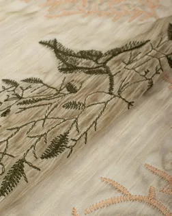 Шифон крэш с вышивкой арт. ШВ-19-3-25145.003