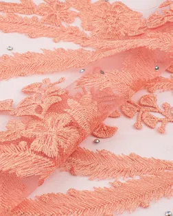 Вышивка на сетке с люрексом и стразами арт. СВС-109-4-26300.004