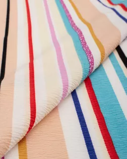 Плательный стрейч "Жатка" принт, 160г/м.кв. арт. ПЛ-542-1-24922.005