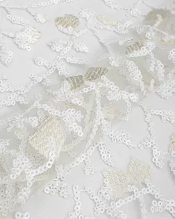 Вышивка на сетке с пайеткой арт. СВС-103-1-22338.006