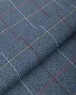 Костюмная клетка стрейч арт. ККЛ-329-2-25407.002