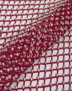 Сетка-стрейч со стразами арт. СД-401-8-21545.011