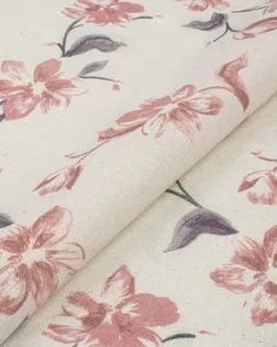 Плательный лен - вискоза принт арт. ЛН-325-2-26597.014