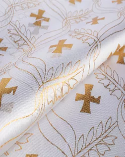 Атлас ритуальный с накатом принт 80гр/м.кв. арт. РТА-3-1-24404.002