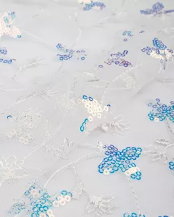 Вышивка на сетке с пайеткой, 100 г/м.кв. арт. СВС-97-1-24934.001