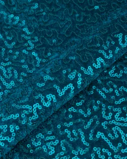 Бархат стрейч с пайетками 350 гр/м.кв. арт. Б-21-11-21015.011