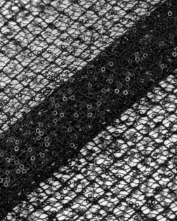 Вышивка на сетке с пайеткой арт. ПКП-24-5-26388.005