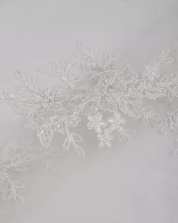 Вышивка на сетке с пайеткой и бусинами арт. ПКП-29-1-26488.009