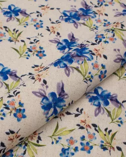 Лен - вискоза принт арт. ЛН-348-1-26641.009