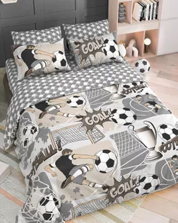 Поплин 150 ш. 105 гр.  Футбол  рис.7900/2 арт. ПДУ-100-1-Б00409.070