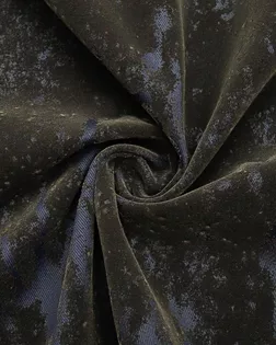 Принтованная джинса, в сине-чёрных тонах арт. ГТ-9567-1-ГТ11-11478-2-21-1