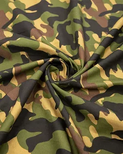 Сорочечная ткань с рисунком "милитари", мультиколор арт. ГТ-7891-1-ГТ-34-9724-2-21-1