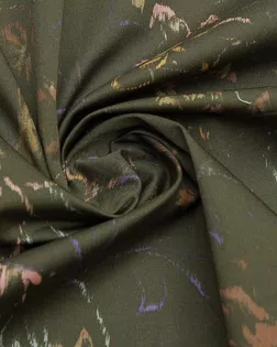 Костюмно-плательный хлопок, в коричнево-розовых тонах арт. ГТ-9344-1-ГТ38-11217-10-21-1