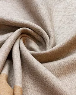 Двухслойная пальтовая ткань в полоску, в коричневых тонах, купон 1,7м арт. ГТ-6350-1-ГТ-26-8097-3-21-1