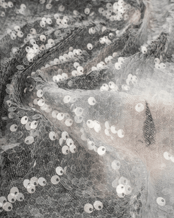 Сетка-стрейч "Лиана" принт с пайеткой арт. ПАЙ-182-1-24615.004