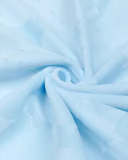 Вельбоа DTY VELBOA WITH BRUSHED 220GSM 180СМ STAR blue (звезды голубые) арт. ТК10-5-2-ВЛ-01-025-ГЛ