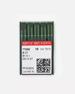 Иглы Groz-Beckert №70/10 арт. ИПГ-28-1-47292