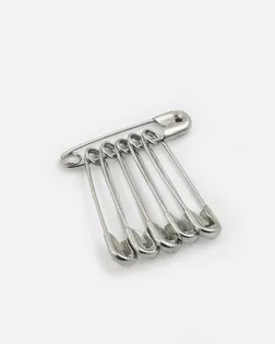 Булавки безопасные №000 2см 1588шт никель арт. БЛБ-29-1-46474