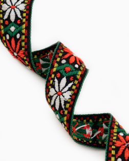 Тесьма жаккард ш.2,5см (18,28м) арт. ТЖО-143-1-45721.005