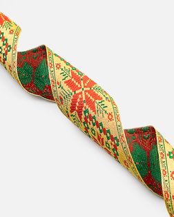 Лента жаккард ш.6,5см 25м арт. ТЖО-199-1-47174.001