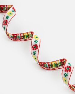 Тесьма жаккард ш.1,2см (18,28м) арт. ТЖО-163-2-45705.013