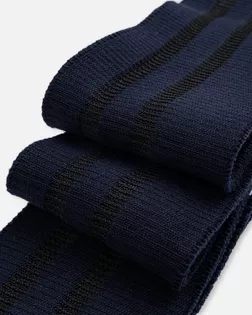 Подвязы трикотажные эластичные c прозрачными вставками р.6х100см синий арт. МНП-55-4-46621.004